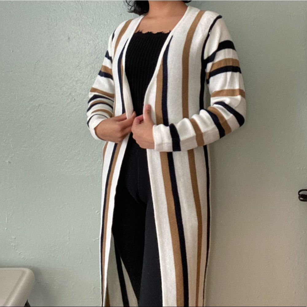 Baciano long knit cardigan